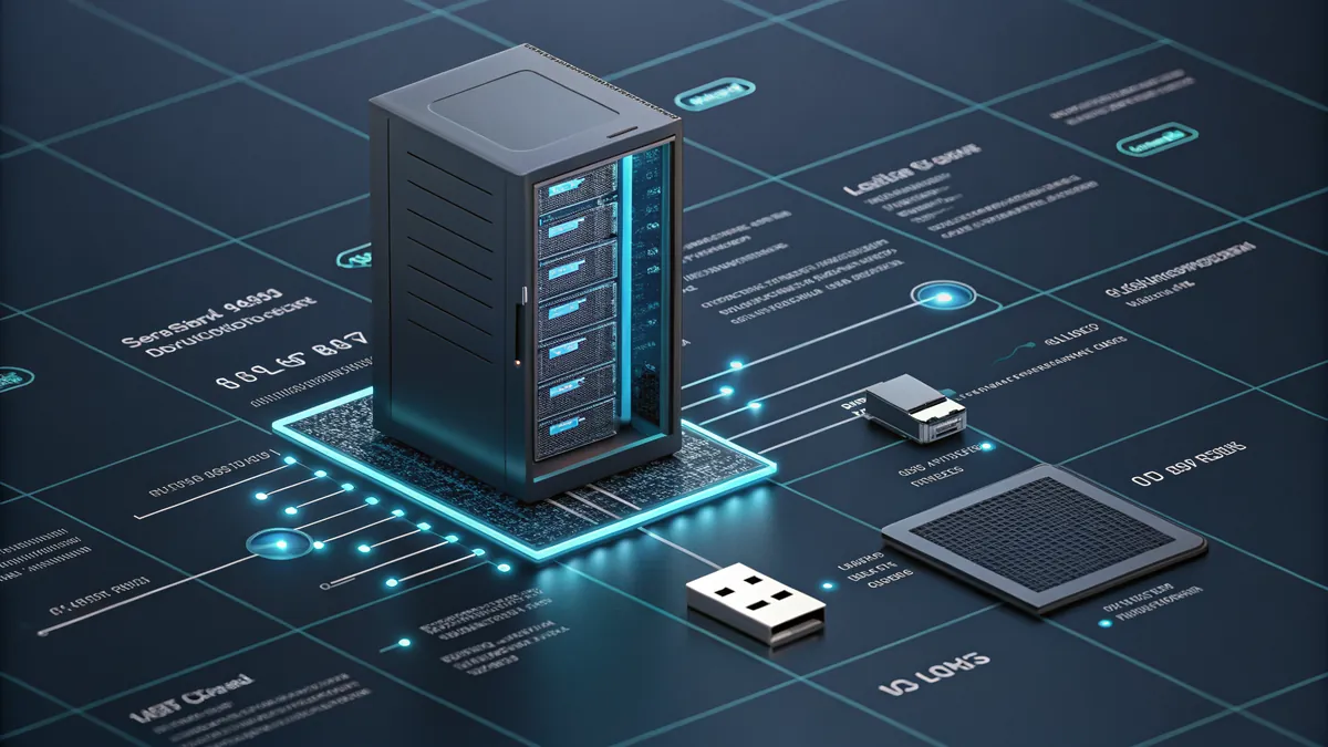 Bare Metal Recovery rebuilds an entire dead server onto blank hardware from a backup image, booted from recovery media.
