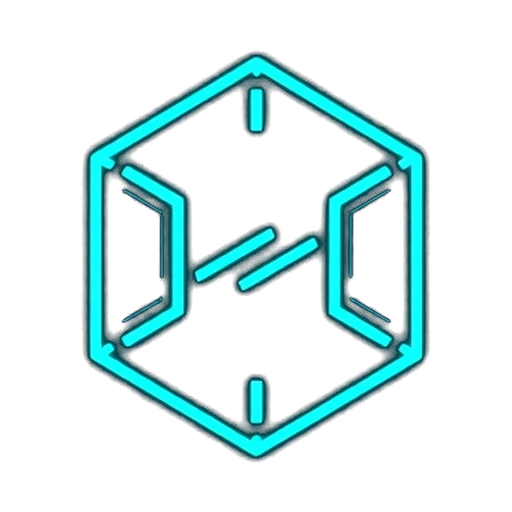 Hexworth mark, cyan