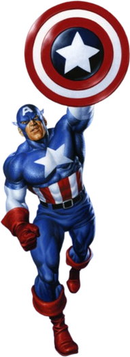 Captain America in Civil War uniform